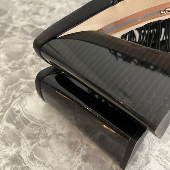 Sam Edelman laurette black strappy block heels sz 8.5 - Picture 6 of 6